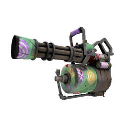 Strange Brain Candy Minigun (Battle Scarred)