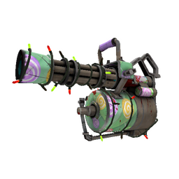 Festivized Specialized Killstreak Brain Candy Minigun (Well-Worn)