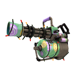 Festivized Killstreak Brain Candy Minigun (Factory New)