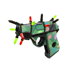 Strange Festivized Professional Killstreak Brain Candy Pistol (Minimal Wear)