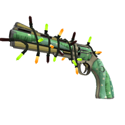 Unusual Festivized Flower Power Revolver (Minimal Wear)