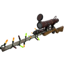 Strange Festivized Killstreak Coffin Nail Sniper Rifle (Well-Worn)