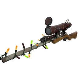 Strange Festivized Killstreak Coffin Nail Sniper Rifle (Well-Worn)