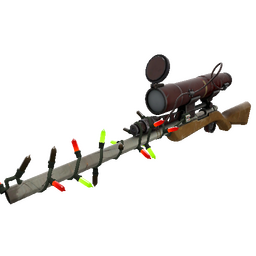 Strange Festivized Coffin Nail Sniper Rifle (Field-Tested)