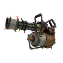 Strange Festivized Coffin Nail Minigun (Battle Scarred)