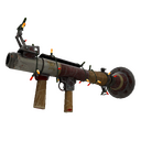 Festivized Coffin Nail Rocket Launcher (Battle Scarred)