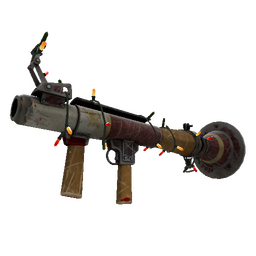 Festivized Coffin Nail Rocket Launcher (Battle Scarred)