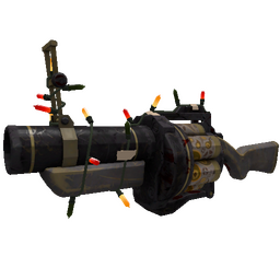 Festivized Top Shelf Grenade Launcher (Battle Scarred)