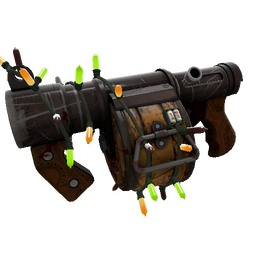 Festivized Dressed to Kill Stickybomb Launcher (Battle Scarred)