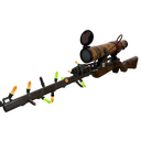 Festivized Dressed to Kill Sniper Rifle (Battle Scarred)