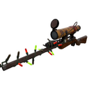 Strange Festivized Professional Killstreak Dressed to Kill Sniper Rifle (Field-Tested)