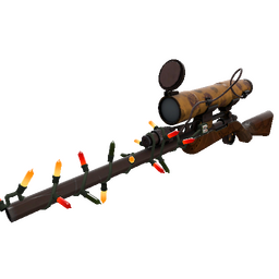 free tf2 item Festivized Specialized Killstreak Dressed to Kill Sniper Rifle (Minimal Wear)