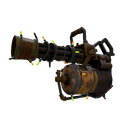 Strange Festivized Dressed to Kill Minigun (Battle Scarred)