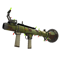 Strange Festivized Killstreak Woodland Warrior Rocket Launcher (Field-Tested)