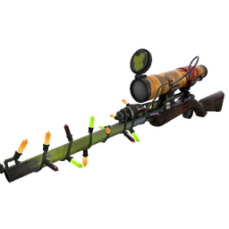Festivized Killstreak Pumpkin Patch Sniper Rifle (Battle Scarred)