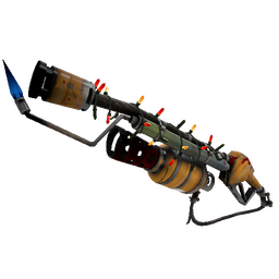 free tf2 item Festivized Pumpkin Patch Flame Thrower (Well-Worn)