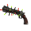 Strange Festivized Killstreak Wildwood Revolver (Battle Scarred)