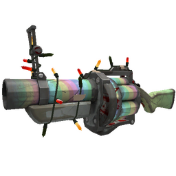Festivized Rainbow Grenade Launcher (Battle Scarred)