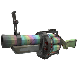 free tf2 item Rainbow Grenade Launcher (Battle Scarred)