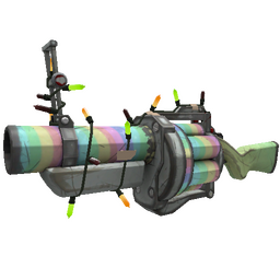 Festivized Killstreak Rainbow Grenade Launcher (Field-Tested)