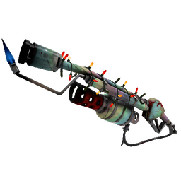 free tf2 item Festivized Rainbow Flame Thrower (Battle Scarred)