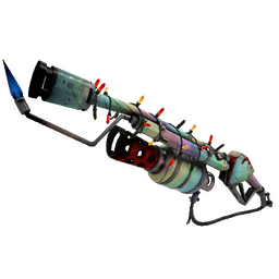 free tf2 item Festivized Rainbow Flame Thrower (Well-Worn)