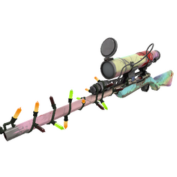 free tf2 item Festivized Rainbow Sniper Rifle (Well-Worn)