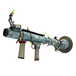 Festivized Killstreak Blue Mew Rocket Launcher (Well-Worn)