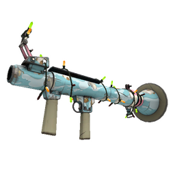 Festivized Killstreak Blue Mew Rocket Launcher (Minimal Wear)