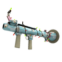 Unusual Festivized Professional Killstreak Blue Mew Rocket Launcher (Factory New) (Hot)