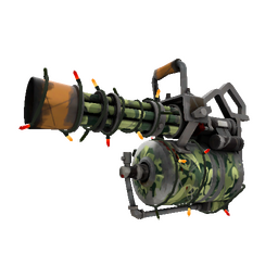 Strange Festivized Specialized Killstreak King of the Jungle Minigun (Well-Worn)