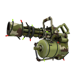 free tf2 item Festivized Woodland Warrior Mk.II Minigun (Minimal Wear)