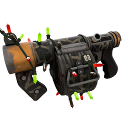 Festivized Killstreak Masked Mender Mk.II Stickybomb Launcher (Well-Worn)