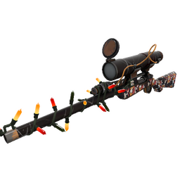 free tf2 item Festivized Carpet Bomber Mk.II Sniper Rifle (Well-Worn)