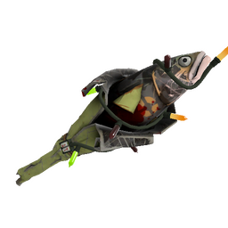 free tf2 item Festivized Woodsy Widowmaker Mk.II Holy Mackerel (Battle Scarred)