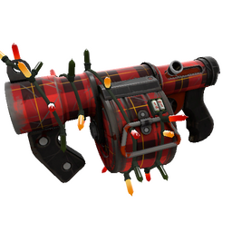 free tf2 item Festivized Plaid Potshotter Mk.II Stickybomb Launcher (Well-Worn)