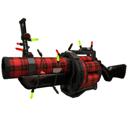 Festivized Plaid Potshotter Mk.II Grenade Launcher (Well-Worn)