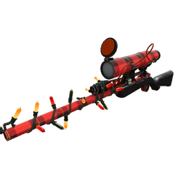 Festivized Plaid Potshotter Mk.II Sniper Rifle (Minimal Wear)