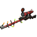 Festivized Plaid Potshotter Mk.II Sniper Rifle (Battle Scarred)
