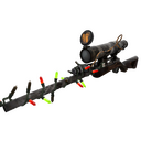 Strange Festivized Specialized Killstreak Night Owl Sniper Rifle (Battle Scarred)