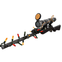 Unusual Festivized Professional Killstreak Night Owl Sniper Rifle (Minimal Wear)