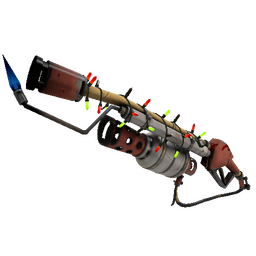 free tf2 item Strange Festivized Civic Duty Mk.II Flame Thrower (Well-Worn)