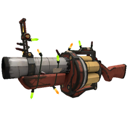 free tf2 item Strange Festivized Specialized Killstreak Civic Duty Mk.II Grenade Launcher (Well-Worn)