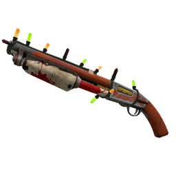 free tf2 item Festivized Smalltown Bringdown Mk.II Shotgun (Battle Scarred)