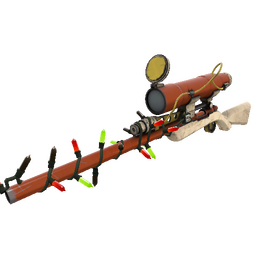 free tf2 item Festivized Killstreak Smalltown Bringdown Mk.II Sniper Rifle (Field-Tested)