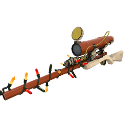 free tf2 item Strange Festivized Killstreak Smalltown Bringdown Mk.II Sniper Rifle (Minimal Wear)