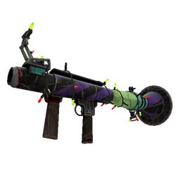 free tf2 item Festivized Macabre Web Mk.II Rocket Launcher (Battle Scarred)