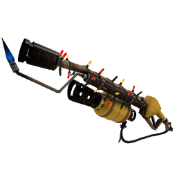 free tf2 item Strange Festivized Nutcracker Mk.II Flame Thrower (Minimal Wear)