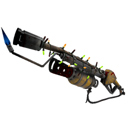 free tf2 item Strange Festivized Nutcracker Mk.II Flame Thrower (Battle Scarred)