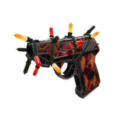 free tf2 item Festivized Red Rock Roscoe Pistol (Battle Scarred)